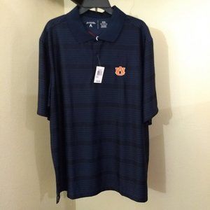 NWT Auburn Tigers Antigua 2XL Navy Polo Golf Shirt